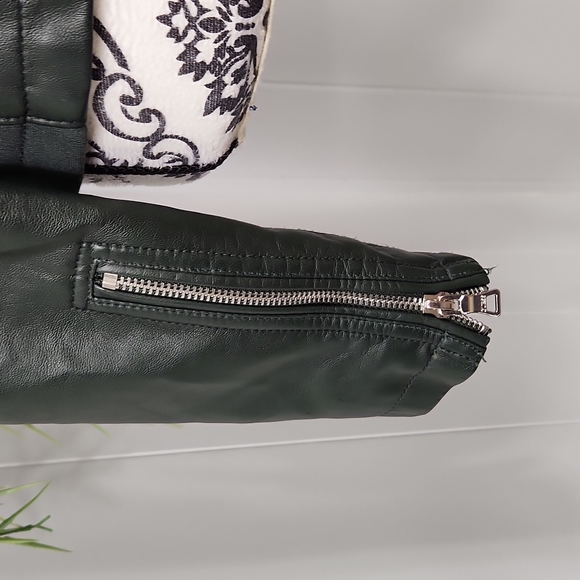 Guess Green Moto Jacket - Picture 8 of 13